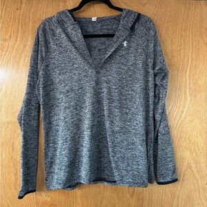 Under Armour Women's Black and Gray Hoodie